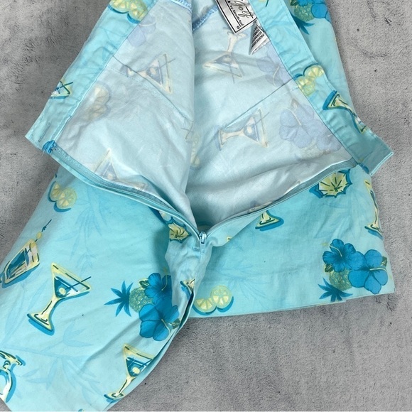 KT Golf Skort Size Zipper Sz 14 Cotton Pockets Pleats Summer Print Keneth Tool - Picture 8 of 13